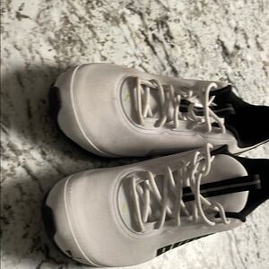 White and Black Athletic Shoes
